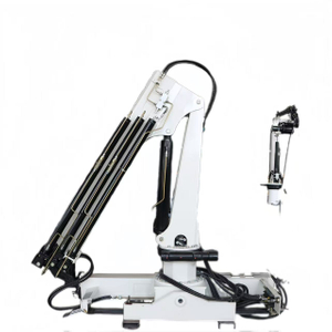 Grue montée sur camion à flèche articulée de 2 tonnes