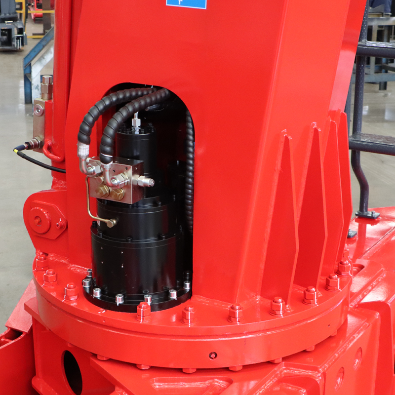 Grue montée sur camion à flèche télescopique de 8 tonnes