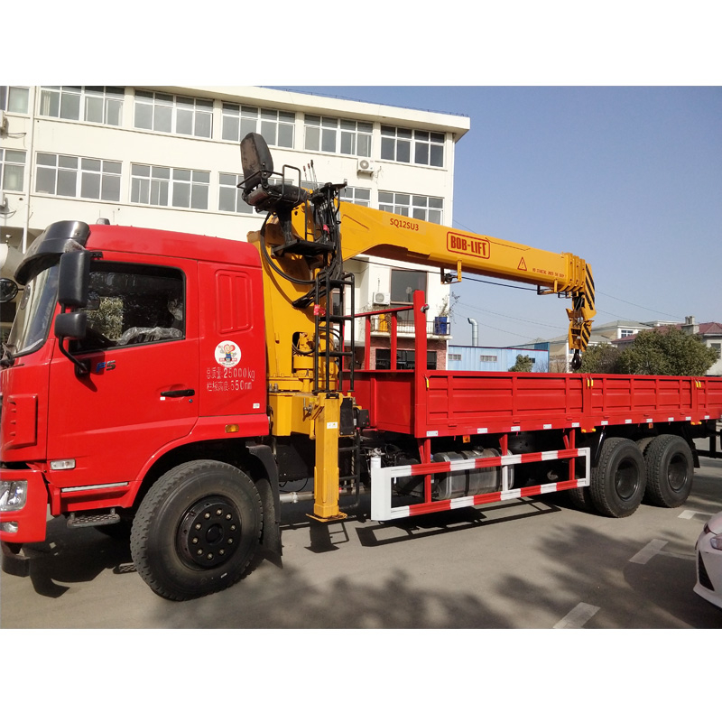 Grue montée sur camion à flèche télescopique de 12 tonnes