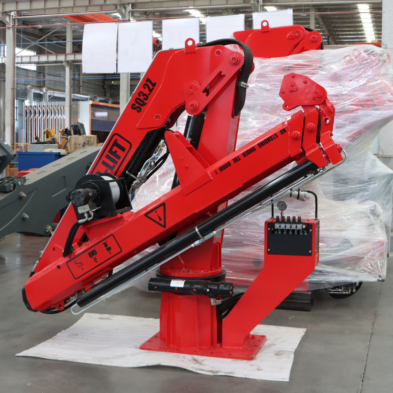 Grue marine à flèche articulée de 3,2 tonnes