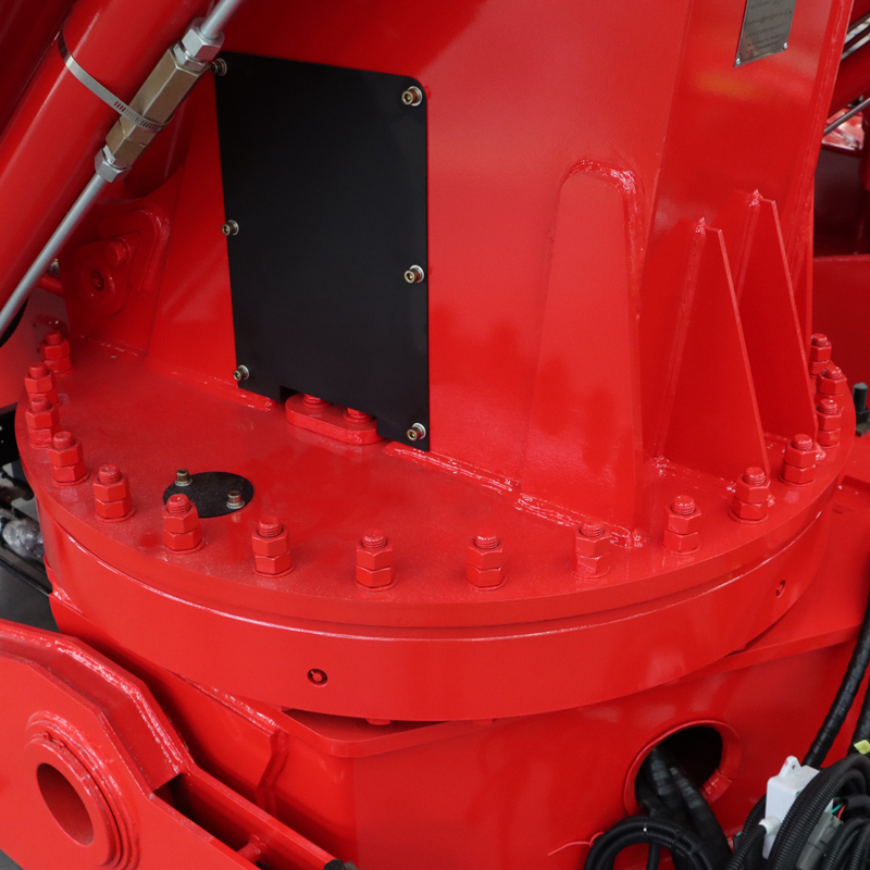 Grue montée sur camion à flèche articulée de 12 tonnes