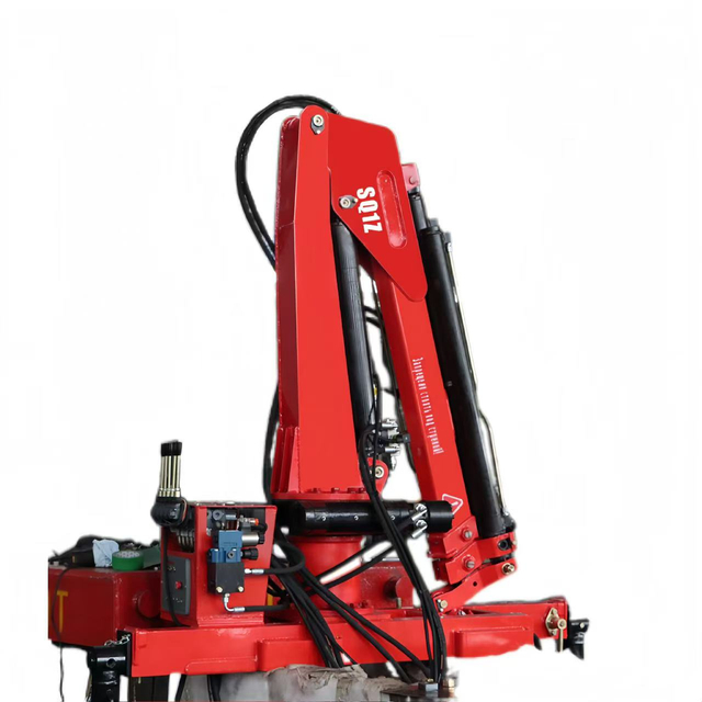 Grue montée sur camion à flèche articulée de 1 tonne