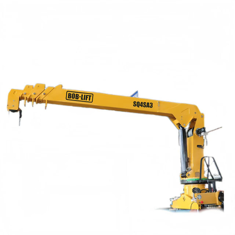 Grue montée sur camion à flèche télescopique de 4 tonnes
