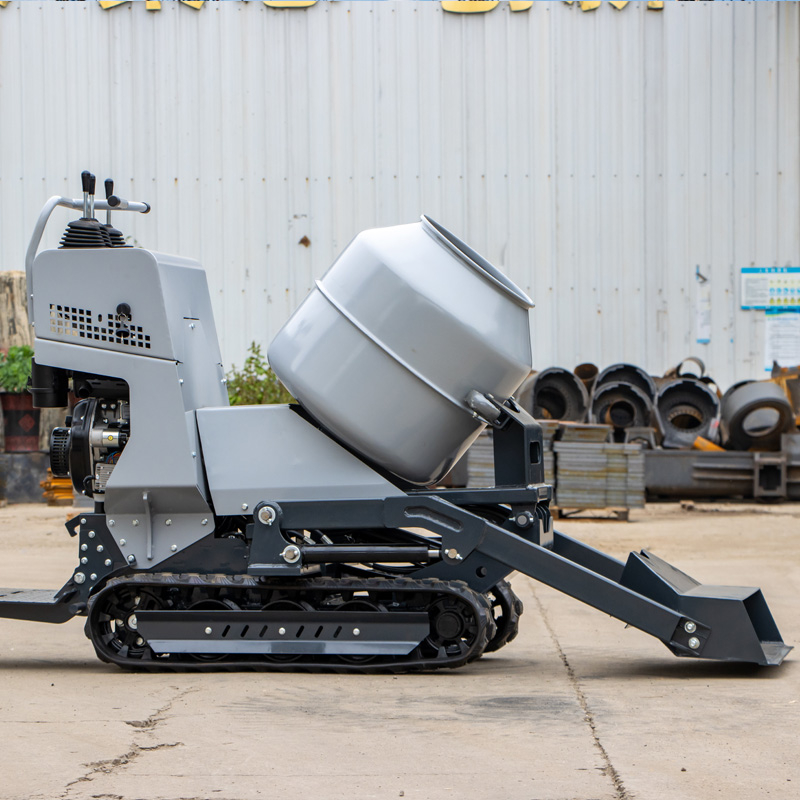 Mini camion malaxeur sur chenilles